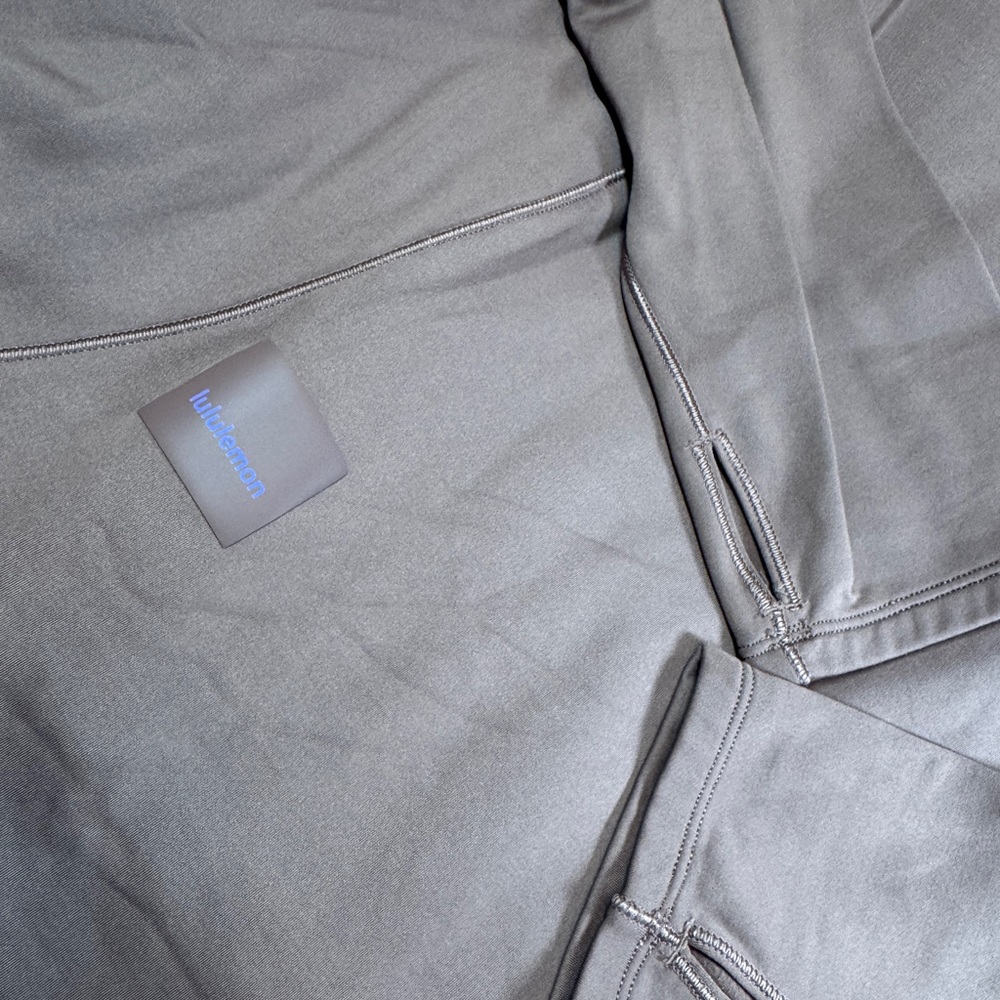 Like new Lululemon Tech Fleece Hiking Zip Pullover - Dark Oxide and Pink Size 8 - Picture 9 of 12